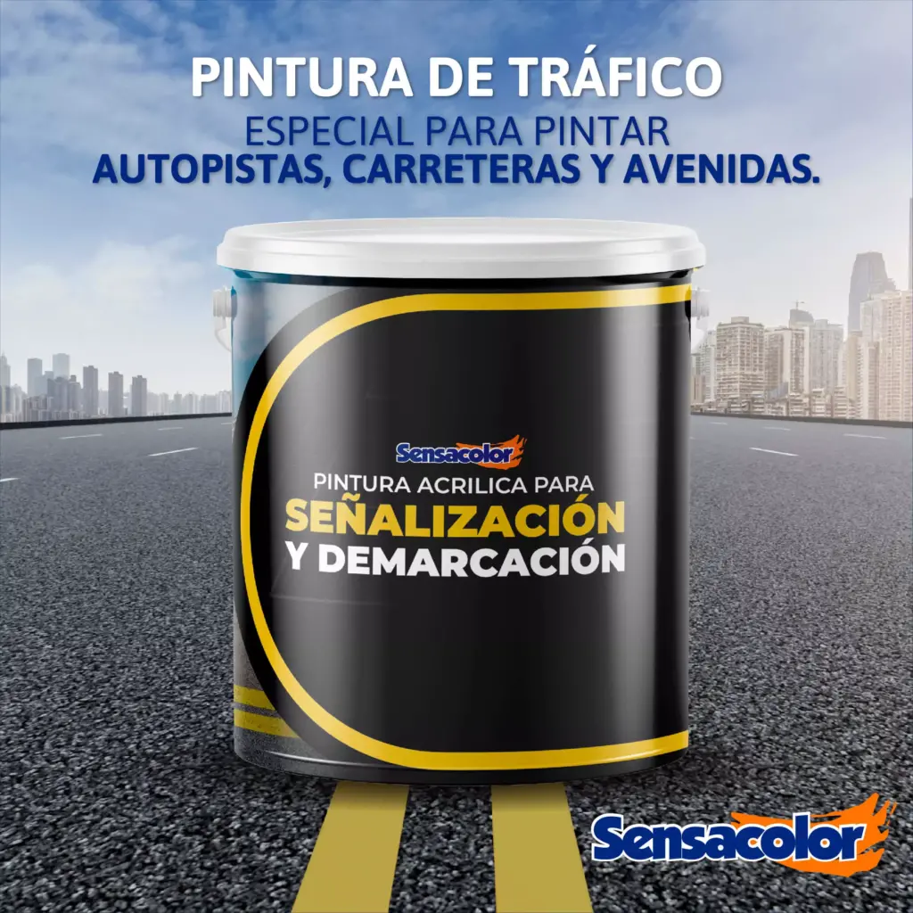 Pintura Acrilica para senalizacion y demarcacion