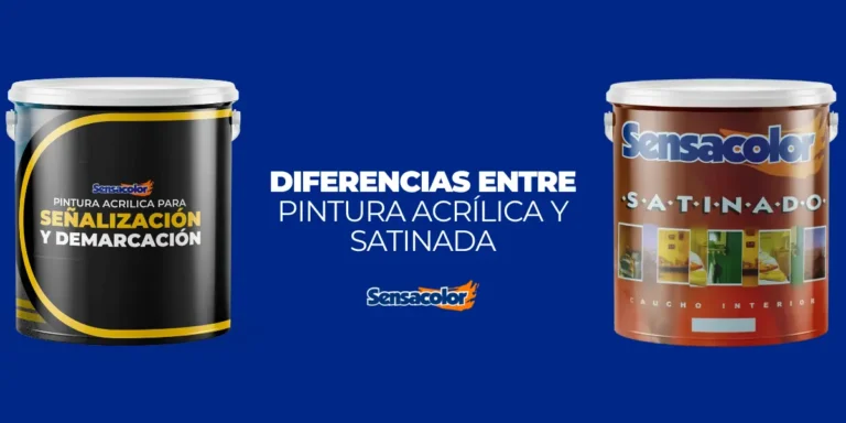 Diferencias entre pintura acrilica y satinada