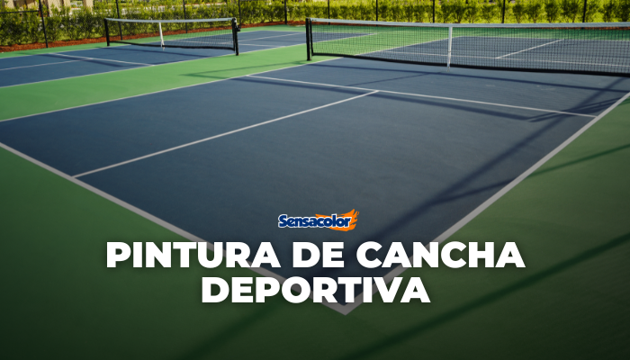 Pintura de cancha deportiva