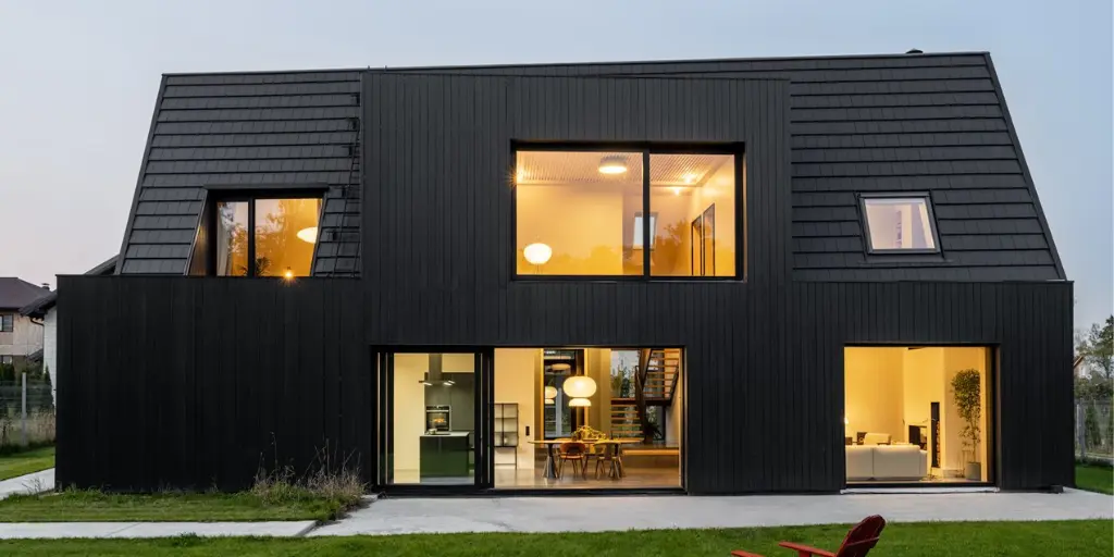 fachada color Negro